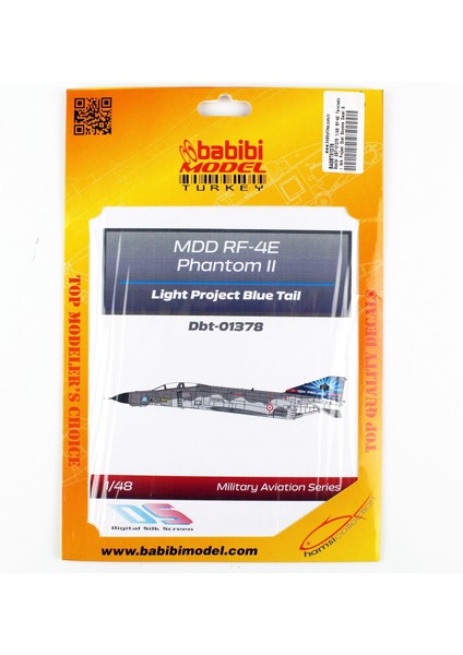 DBT-01378 1/48 Ölçek, Rf-4e Terminator Işık Projesi Özel Boyama Decal Set Kırmızı, Dekal Çıkartma