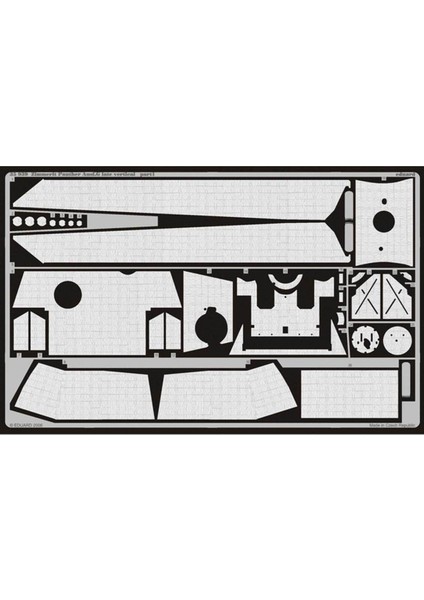 35939 1/35 Ölçek, Zimmerit Panther Ausf.g Late Ver