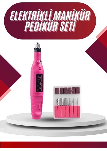 Elektrikli Profesyonel Manikür Pedikür Seti Değiştirilebilir Başlık Seçeneği fiyatları