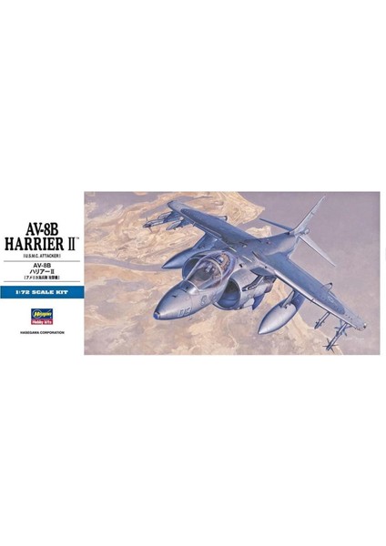 D19 449 1/72 Ölçek, Av-8b Harrier Iı, Savaş Uçağı Plastik Model Kiti