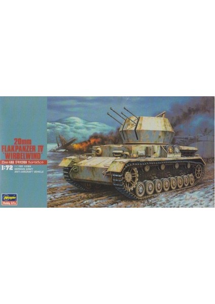MT48 31148 1/72 Ölçek, 20MM Flakpanzer Iv (Wirbelwind), Savaş Uçaksavar Plastik Model Kiti