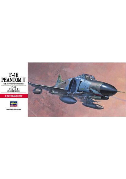 C2 332 1/72 Ölçek, F-4e Phantom Iı, Savaş Uçağı Plastik Model Kiti