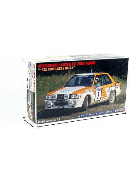 HC38 21138 1/24 Ölçek, Mitsubishi Lancer Ex 2000 Turbo (1982 1000 Lakes Rally), Yarış Aracı Plastik Model Kiti indirimleri