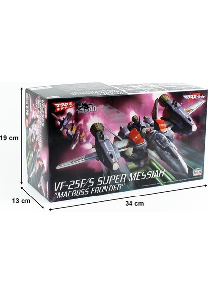 27 65727 1/72 Ölçek, VF-25F/S Super Messiah Macross Frontier, Macross-Robotech Tv Serisi, Bilim Kurgu Plastik Model Ki indirimleri