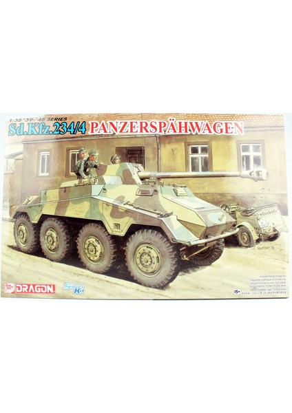 6772 1/35 Ölçek, Sd.kfz. 234/4 Zırhlı Keşif Aracı Plastik Model Kiti