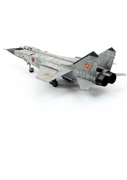 QD161 1/48 Ölçek, Mig-31 Sergilemeye Hazır Plastik Uçak Maketi modelleri