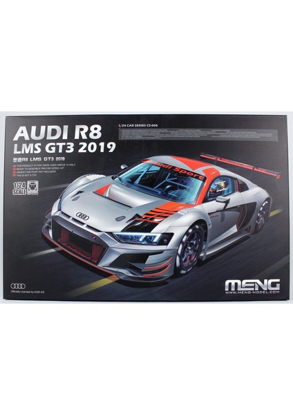 CS-006 1/24 Ölçek, Audi R8 Lms Gt3 2019, Plastik Model Kiti