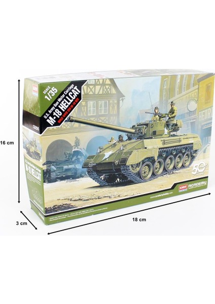 13255 1/35 Ölçek, Us Army M-18 Hellcat Tankı, Plastik Model Kiti indirimleri