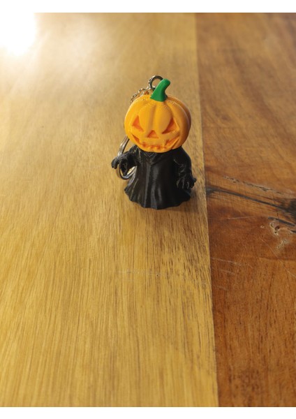 Hayalet Balkabağı Halloween Anahtarlık