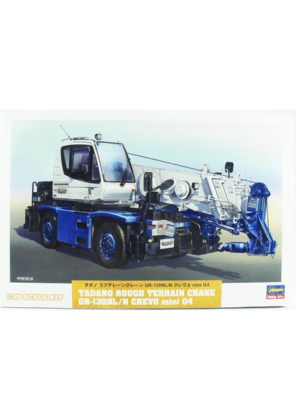 WM08 66008 1/35 Ölçek, Tadano Rough Terrain Crane GR-130NL/N Crevo Mini G4, Plastik Model Kiti