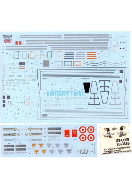 DBT01144 1/32 Ölçek, F-16 Tunç Filo, Dekal Çıkartma fiyatları