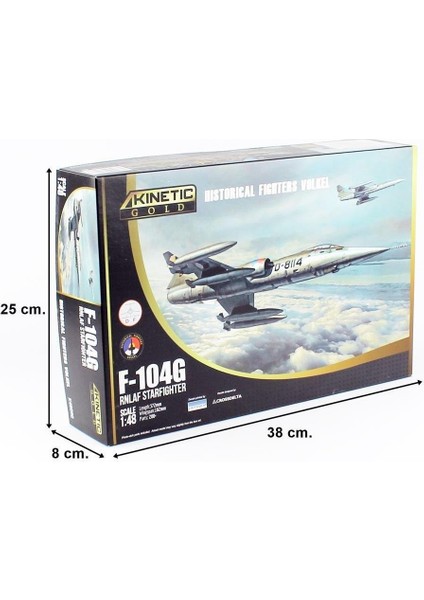 K48090 1/48 Ölçek, F-104G Rnlaf Starfighter (Historical Fighters Volkel) Savaş Uçağı, Plastik Model Kiti indirimleri
