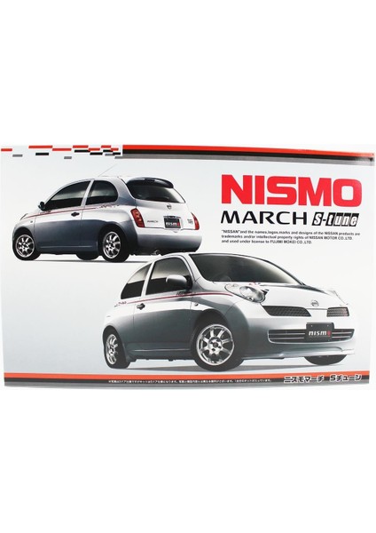 ID-123 18889 1/24 Ölçek, Nissan Micra March Nısmo S-Tune, Otomobil Plastik Model Kiti
