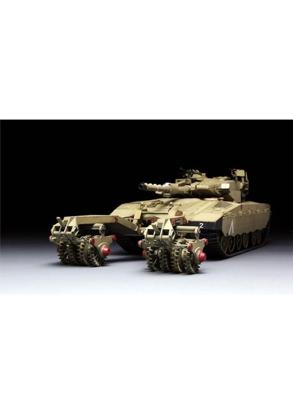 TS-005 1/35 Ölçek, Israil Merkava Mk.3 Baz, Nochri Dalet Mayın Temizleme Aparatlı, Ana Muharebe Tankı, Plastik Model Kiti modelleri