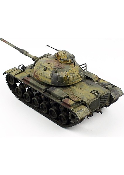 QD285 1/35 Ölçek, M48A2 Us Kara Kuv., Sergilemeye Hazır Plastik Tank Modeli modelleri