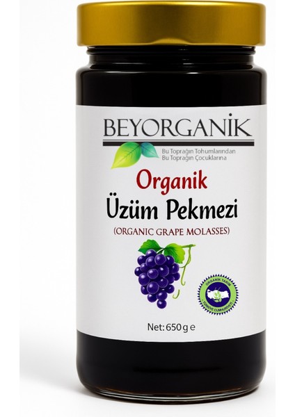 Organik Üzüm Pekmezi 650GR