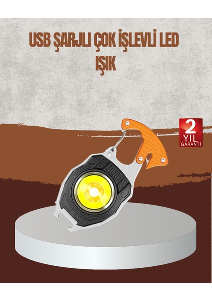 Taşınabilir Çok Amaçlı LED Işıklı Anahtarlık