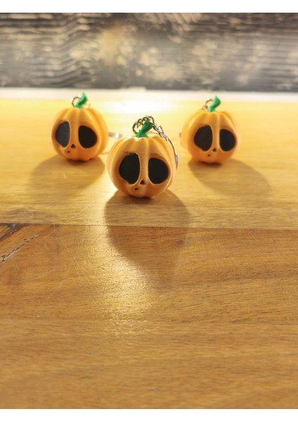 Balkabağı Mimik Halloween Anahtarlık