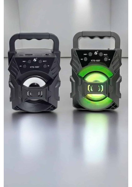 Taşınabilir Bluetooth Hoparlör LED Işıklı Uzun Pil Ömrü modelleri