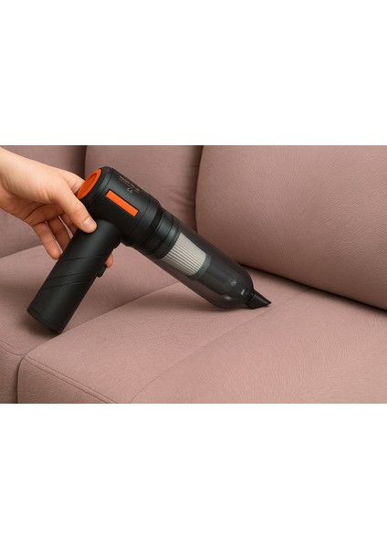 Güçlü Kablosuz Araç Içi El Süpürgesi, Hepa Filtre ve Üfleme Özelliği fırsatları