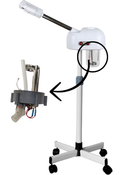 Yüz Buhar Makinesi Rezistans, Ozonlu Buhar ile Sağlıklı Cilt Bakımı fiyatları