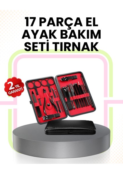 Kompakt ve Şık Tasarımlı 17 Parça Bakım Seti