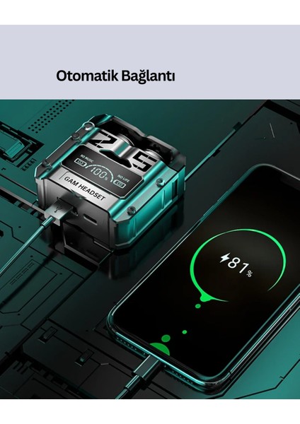 Yüksek Ses Kaliteli Kablosuz Bluetooth Kulaklık Suya Dayanıklı modelleri