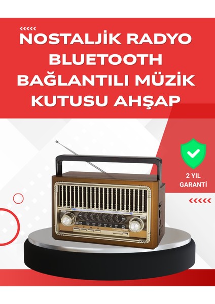 USB ve Hafıza Kart Girişli Radyo Hoparlör