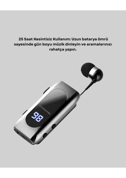 Uzun Pil Ömürlü Kablosuz Kulaklık – 25 Saat Konuşma ve Müzik Süresi modelleri