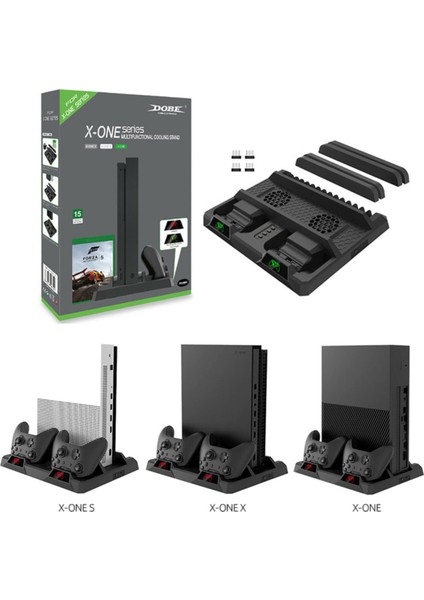 Xboxone/x/s Süper Soğutma Fanı Denetleyici Şarj Cihazı Dock Şarj Istasyonu Standı modelleri