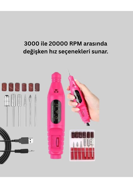 6 Uçlu Elektrikli Manikür Pedikür Seti fiyatları