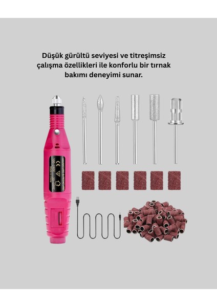 6 Uçlu Elektrikli Manikür Pedikür Seti fırsatları