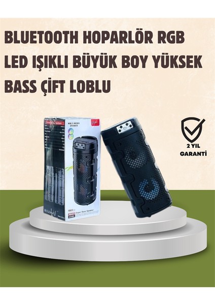 Kompakt Tasarım, Yüksek Ses Performansı – Çoklu Giriş Seçenekli Kablosuz Hoparlör (Bluetoot