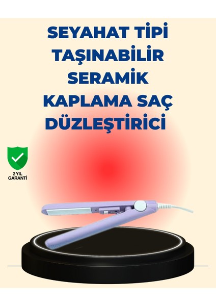 2’si 1 Arada Saç Düzleştirici ve Bukle Maşası – Düz ve Kıvırcık Saçlara Uygun Çok Yö
