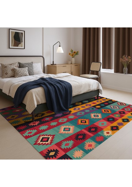 Modern Çok Renkli Çok Desenli Baskı Halı indirimleri