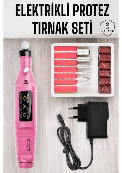 Nasır Temizleyici Manikür Pedikür Seti Elektrikli USB Girişli