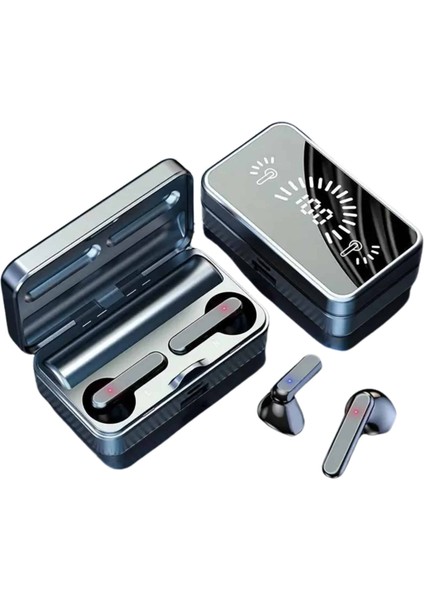 Powerbankli Bluetooth Kulaklık Yüksek Ses Aynalı Çift Dijital Gösterge Ekranı fırsatları