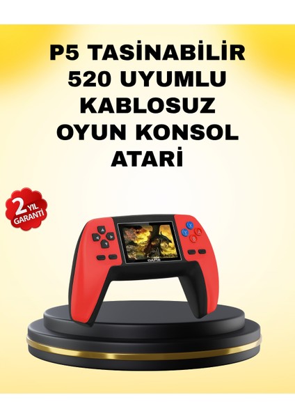 P5 Retro Gamepad 520 Oyunlu Tv ve Elde Oynanabilir Konsol