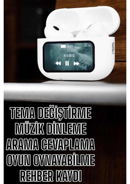 Kablosuz Yeni Nesil Bluetooth Bağlantılı Dokunmatik Ekranlı Kulak Içi Pro