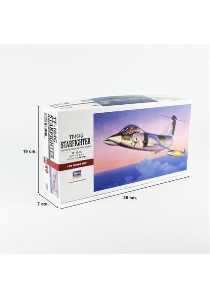 PT40 7240 1/48 Ölçek, TF-104G Starfighter (Luftwaffe/ıtalian Air Force Trainer), Savaş Uçağı Plastik Model Kiti indirimleri