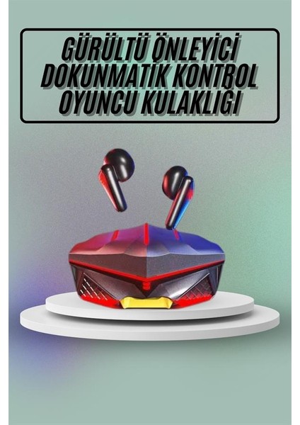 Dokunmatik Kontrol Tws Işıklı Kulakiçi Bluetooth Kulaklık Kablosuz Oyuncu Kulaklığı fiyatları