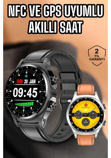 Akıllı Saat Nabız Ölçer Uyku Takibi Sesli Görüşme Bildirim Görme