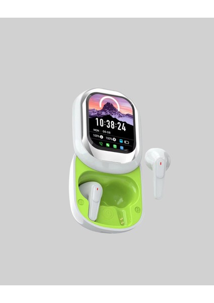 Kayar Kapaklı Şarj Kutusu ve Dokunmatik Ekranlı Bluetooth Stereo Kulaklık indirimleri