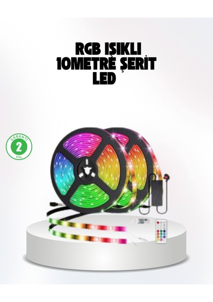 Müziğe Duyarlı Renkli Smart Şerit LED Işık USB Bağlantılı Ambiyans Aydınlatma