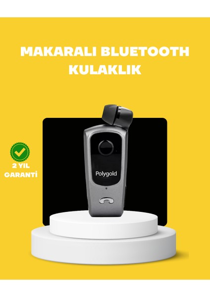 Geri Çekilebilir Kablolu Bluetooth Iş Kulaklığı