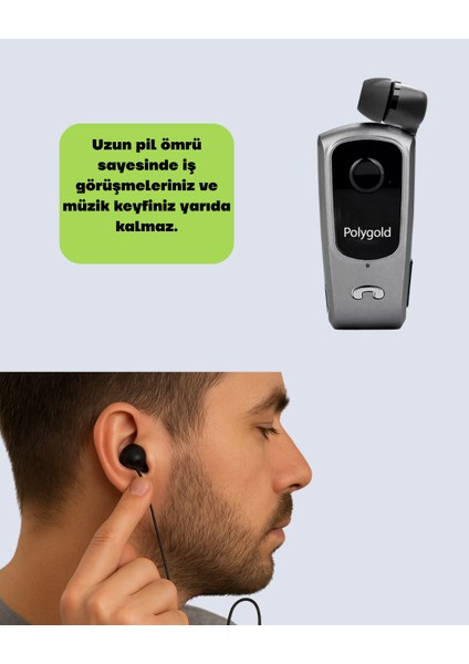 Geri Çekilebilir Kablolu Bluetooth Iş Kulaklığı fiyatları