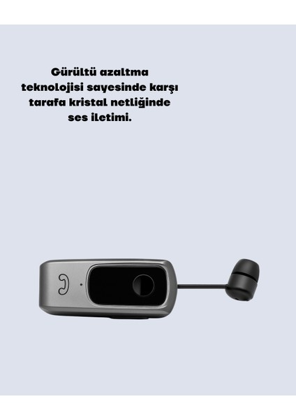 Geri Çekilebilir Kablolu Bluetooth Iş Kulaklığı fırsatları