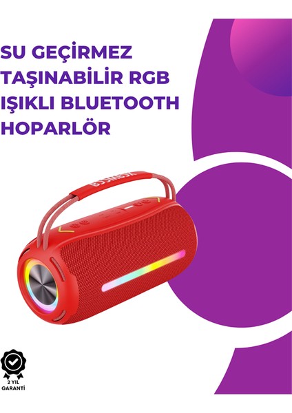 Bluetooth Kablosuz Hoparlör – Taşınabilir, Güçlü Ses