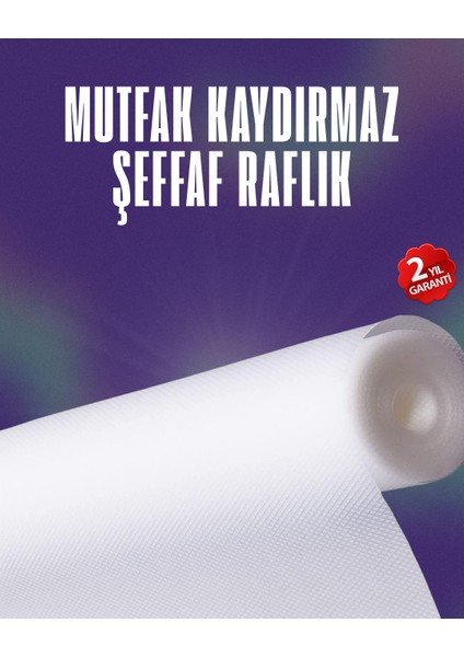 Su Geçirmez Kaydırmaz Raflık ve Çekmece Astarı 3 Metre