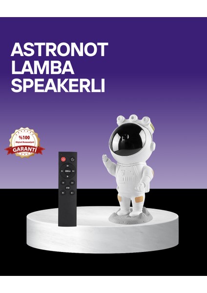 Dekoratif ve Fonksiyonel Astronot Projeksiyon Aydınlatma